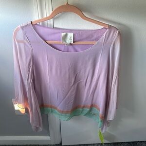 Spring/summer multi color top